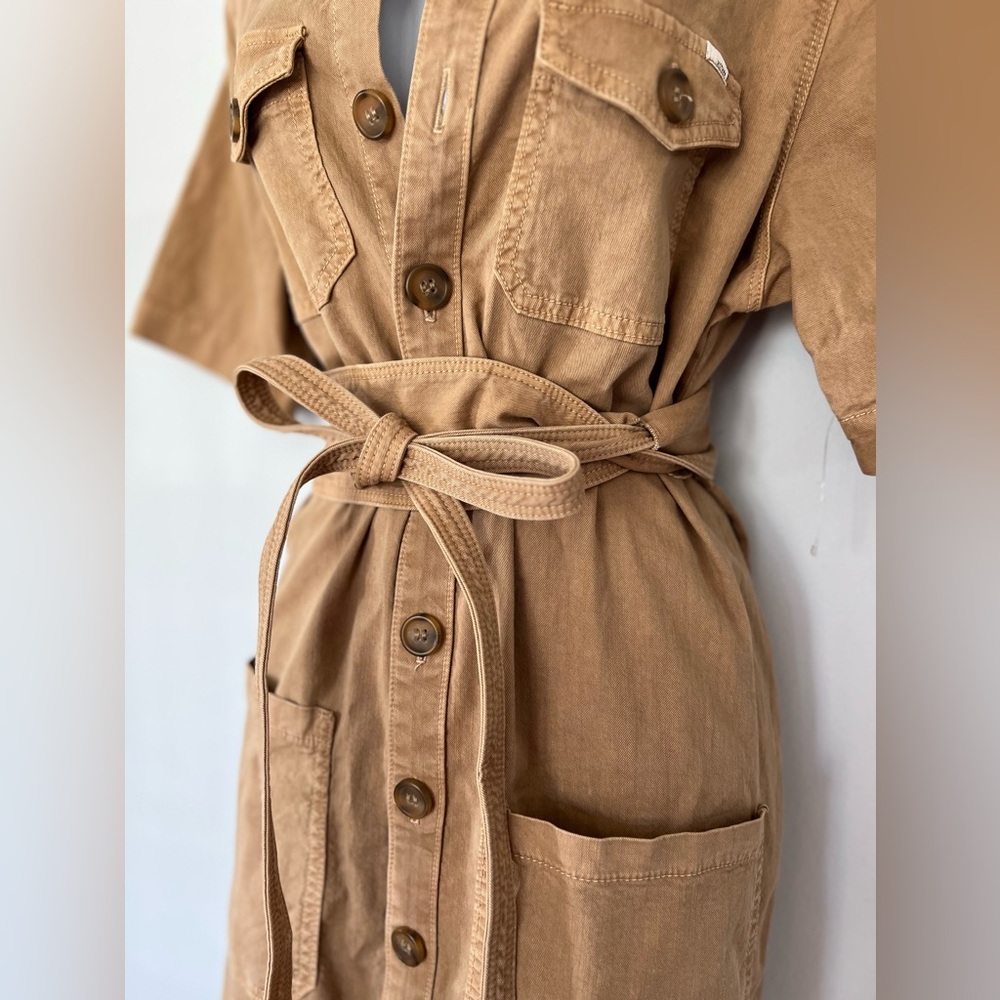 MOTHER The Wrapped Up Mini
Dress In Tan🔥 - Picture 17 of 17